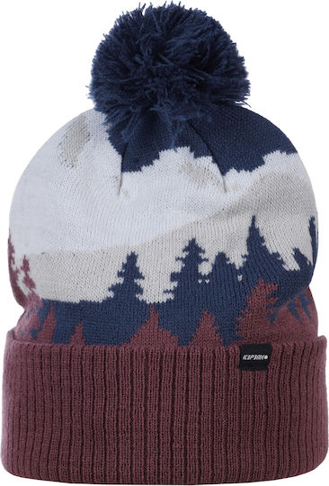 Beanie Frauen Beanie Gestrickt in Lila Farbe