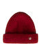 Beanie Frauen Beanie Gestrickt in Rot Farbe