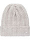 Beanie Beanie Knitted in Beige color