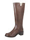 Buns Leder Damenstiefel Braun