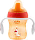 Chicco Чаша за обучение Пластмаса с дръжки Оранжев за 6m+м+ 200мл