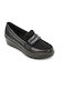 Λουστρίνι Γυναικεία Loafers σε Μαύρο Χρώμα