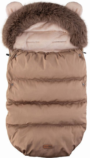 FreeOn Arctic Waterproof Stroller Footmuff 95x50cm Brown