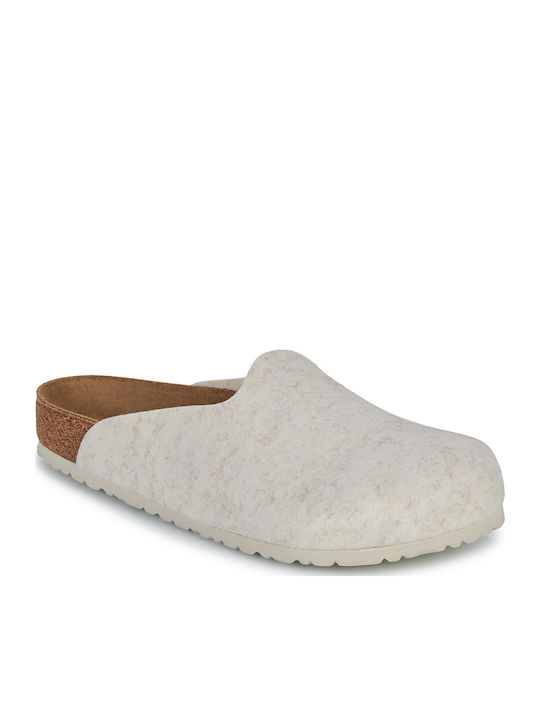 Birkenstock Amsterdam Papuci bărbați iarna Bej