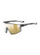 Uvex Cycling Glasses with Gold Frame & Dark / Transparent Lenses