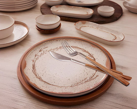 Kutahya Porselen White Porcelain Dinnerware Set 18pcs