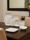 Galifas White Porcelain Dinnerware Set 20pcs
