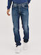 Men's Denim Pants with Regular Fit Blue