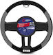 Sparco Car Steering Wheel Cover with Diameter 36-38cm Synthetic Black with Black Stitching