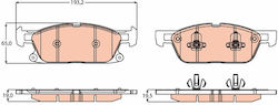 Trw Brake Pad Set Disc Brake Gdb2167 Trw Brake Pad Set Disc Brake Gdb2167