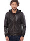 Sugar Buffalo Leather Jacket Brown