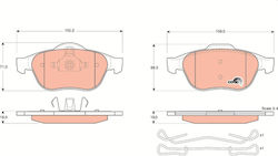 Trw Gdb1468 Brake Pad Set Disc Brake Trw Gdb1468 Brake Pad Set Disc Brake