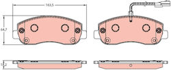 Trw Gdb1910 Brake Pad Set Disc Brake