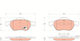 Trw Gdb1540 Brake Pad Set Disc Brake