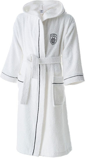 Vesta Home Halat De Baie Pentru Copii Paok Alb Cu Glugă