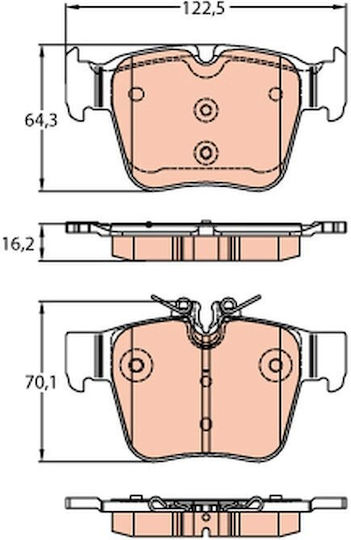 Trw Gdb2154 Set Plăcuțe De Frână Disc Frână Auto
