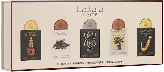 Lattafa Pride Парфюмни Комплекти с Парфюмна Вода 5 Бройки