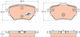 Trw Brake Pad Set Disc Brake Gdb2036