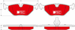 Set Plăcuțe De Frână Trw Disc Brake Gdb1344dte Set Plăcuțe De Frână Trw Disc Brake Gdb1344dte