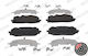 Ferodo Fdb4967 Bremsbelag Set Scheibenbremse