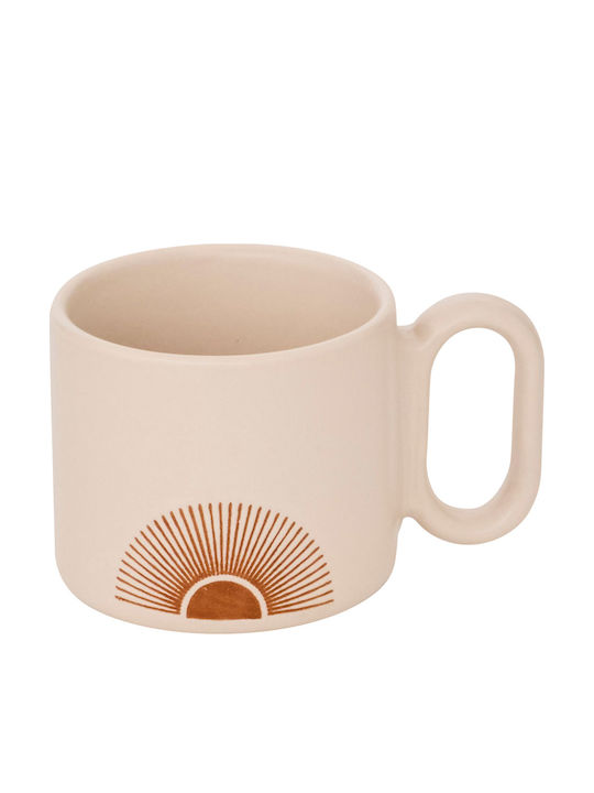 Φλιτζάνι Espresso Κεραμικό Μπεζ 110ml