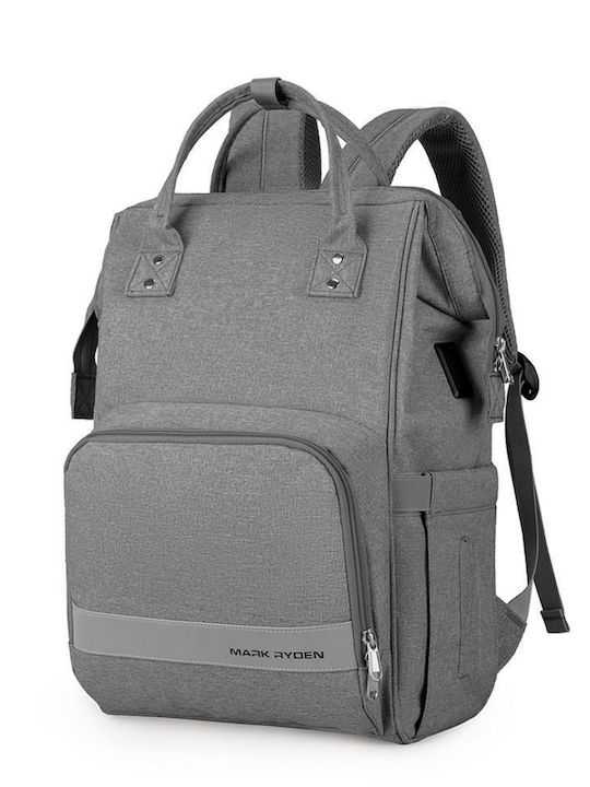 Rucsac Multifuncțional Pentru Mame Mark Ryden Impermeabil 17 L Material Oxford Buzunare Izolate Ușor De Atașat La Cărucior Gri