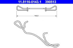 Spring Brake Caliper Ate 11.8116-0143.1 Spring Brake Caliper Ate 11.8116-0143.1