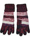 Burgundy Femei Manusi