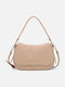 Damentasche Schultertasche Beige