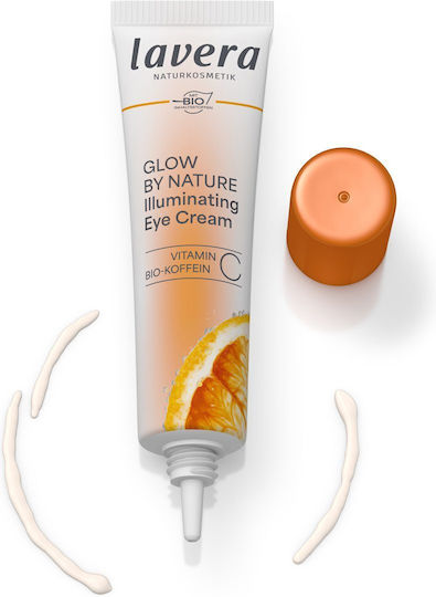 Lavera Glow By Nature Eye Cream for Moisturizing Brightening Dark Circles and Firming 15ml