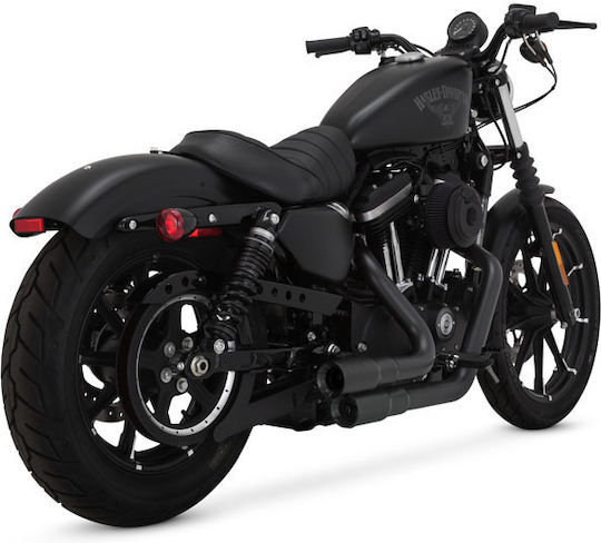 Vance & Hines Harley-davidson Sportster Xl 04-20 Auspuff-Kit Schwarz 2-2 Mini-grenades Exhaust Schwarz
