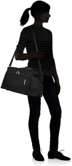 Samsonite Respark Reisetasche Schwarz aus Künstliches Leder L48xB24xH24cm