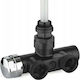 235mk50 Schwarze Apm Eckventil Mono Schwarze Thermo 50mm M30x1,5 Cu Pex 1 2x3 4 G.zt.kt.mono