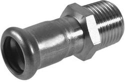 Kan-therm Conector Presat 54x2" Filet Exterior Oțel Inoxidabil 6190745