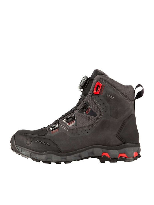 Klim Leather Men's Low Boots Gore-Tex Red Klim Leather Men's Low Boots Gore-Tex Red