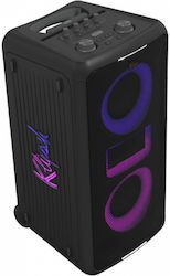 Klipsch Tragbares Audio-System Klipsch Miami 105db Bluetooth 5.2 18-Stunden Batterielebensdauer Eingebautes Mikrofon Ipx4 Karaoke Schwarz