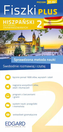 Hiszpański. Fiszki Plus Dla Średnio Zaawansowanych 2, Wydanie 2