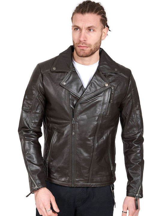 Vainas Charlie Sheep Leather Jacket Black