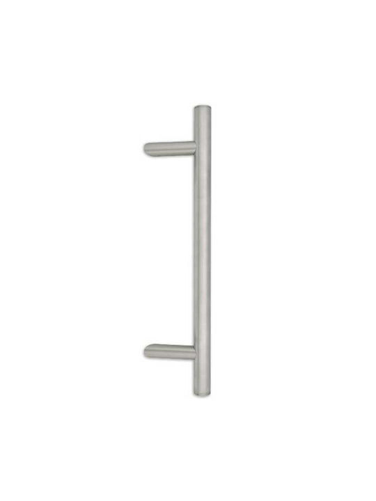 Best Design Handgriff Möbelgriff aus Metallisch in Silber Farbe Ø30mm (Zentrenabstand 600mm) ET000046 1Stück