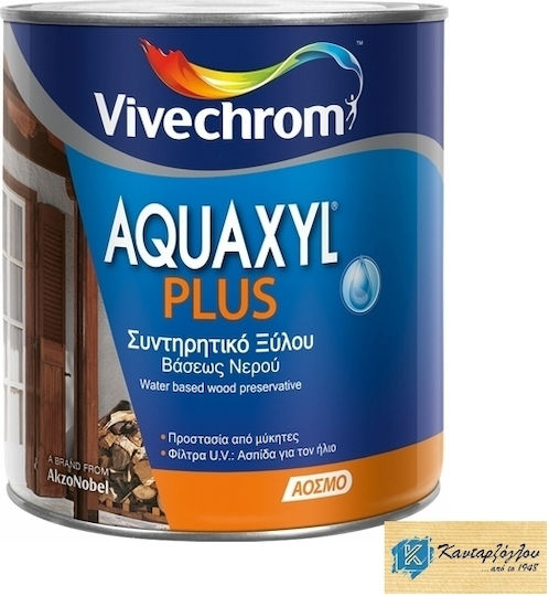 Vivechrom Aquaxyl Συντηρητικό Ξύλου Νερού Άχρωμο Ματ 2.5lt