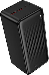 Borofone BJ80C 50000mAh 22.5W Μαύρο Borofone BJ80C 50000mAh 22.5W Μαύρο