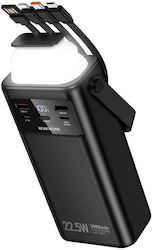 Borofone BJ65 30000mAh 22.5W Μαύρο