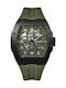 Ingersoll Men's Watch Automatic with Green Rubber Strap