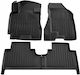 Hyundai Tucson 5d 2004>2012 Car Mats Rubber Raised Sides Without Fasteners 4 Pieces