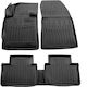 Peugeot 408 Crossover 5d 2022+ Car Mats Rubber Raised Sides Fasteners 5 Pieces