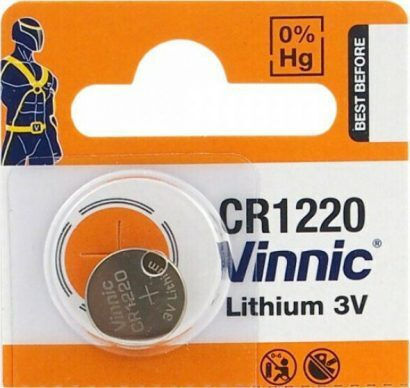 Vinnic Batterie Lithium für Uhren CR1220 3V 1Stück
