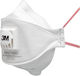 3M 9332+ Protective Mask FFP3 with Valve White 9332+ 1pcs