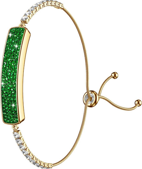 iSEN Damen Armband aus Stahl Vergoldet