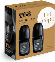 E68 Αποσμητικό 48h σε Roll-On 2x50ml