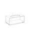 Държач за Кърпички Пластмасов Прозрачен 21x12x9см GNZ-EP-636